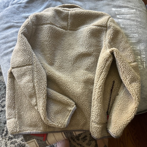 Ll Bean zip up Sherpa fleece jacket - Picture 5 of 8